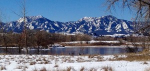 Sawhill Ponds View of Flatirons